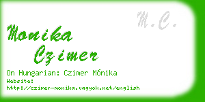 monika czimer business card