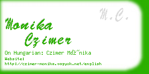 monika czimer business card